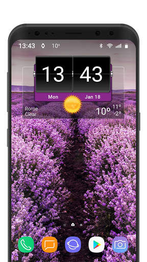 3D Flip Clock Theme Pack 01 screenshot 3