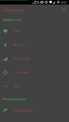 Material Watermelon CM Theme screenshot 1