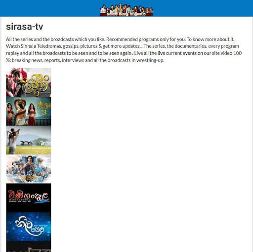Sinhala ටෙලිකතාමාලා screenshot 2