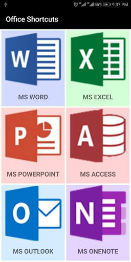 Office Shortcuts screenshot 2