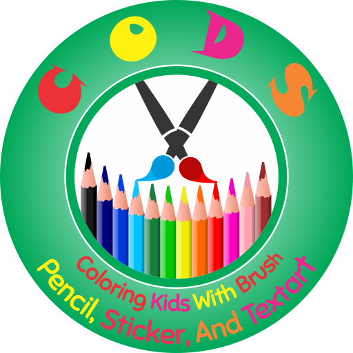 Cods | Coloring Kids | with Brush and Pencil icon