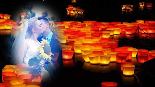 candle flame light photo frame costume editor screenshot 6
