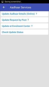 Aadhaar Services 3 تصوير الشاشة