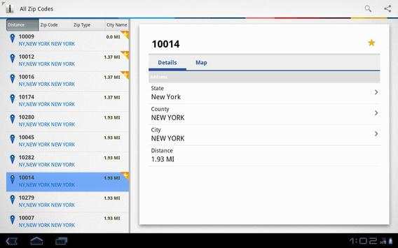 US Zip codes Lite screenshot 5