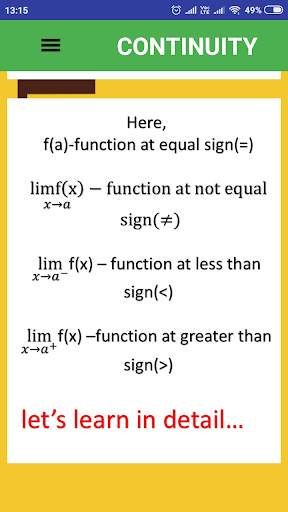 Limits And Continuity (Basic Concepts Booster) screenshot 5