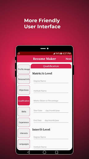 Resume Builder CV Maker 2021 screenshot 5