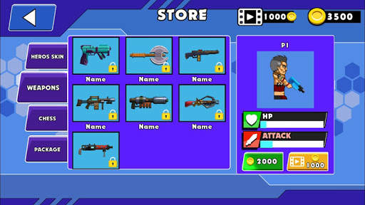 Rooftop Battle 3D - 2 Player screenshot 5