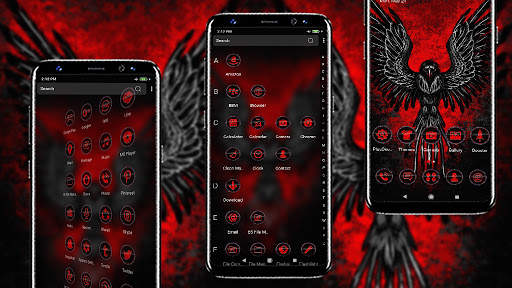 Eagle Red Theme Launcher screenshot 3