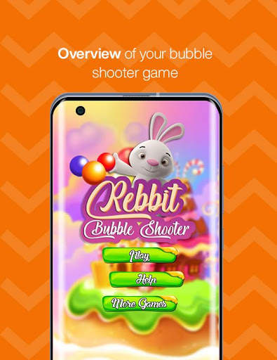 Bubble Shooter Rabbit Game - Free Bubble Game screenshot 1