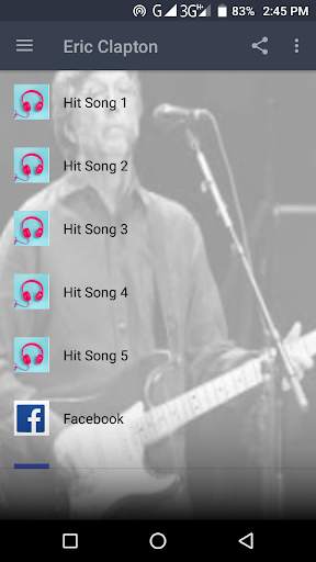 Eric Clapton Song screenshot 2