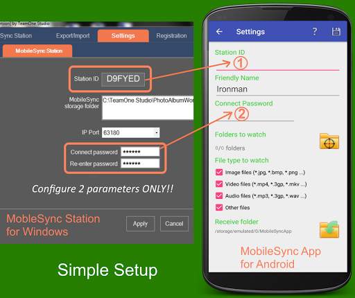MobileSync - WiFi File Transfer/ P2P/ Notification screenshot 6
