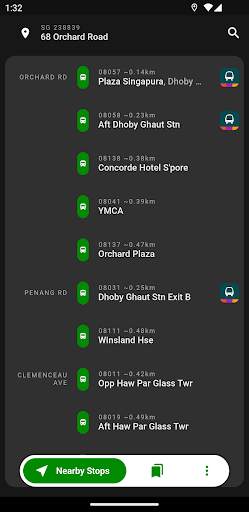 SG Bus Arrival Times screenshot 1