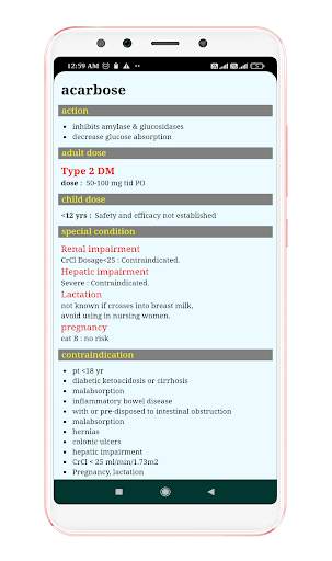 DrugRx (disease,diagnosis) screenshot 2