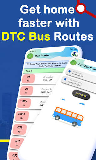 Delhi Metro App Route Map, Bus screenshot 6