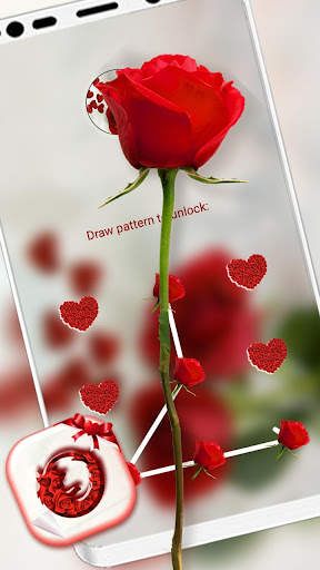 Red Rose Launcher Theme screenshot 4