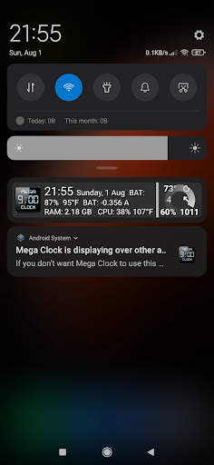 Clock ● Weather ● Launcher ● Clean ● Rotator screenshot 1