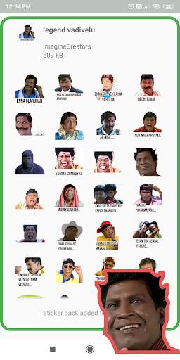 Fun Tamil Sticker for WhatsApp screenshot 7