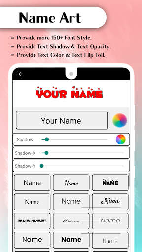 Name Art Photo Editor – Stylish Name Art screenshot 1