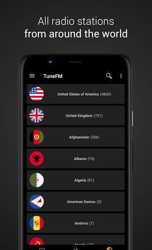 TuneFM - Internet Radio Player screenshot 5