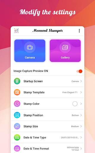 Custom Stamps Date TimeStamp Camera: Moment Stamp screenshot 12