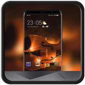 Theme for violin lighting instrument wallpaper icon