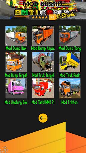 Mod Bussid Truck Canter Anti Gosip Full Strobo screenshot 8