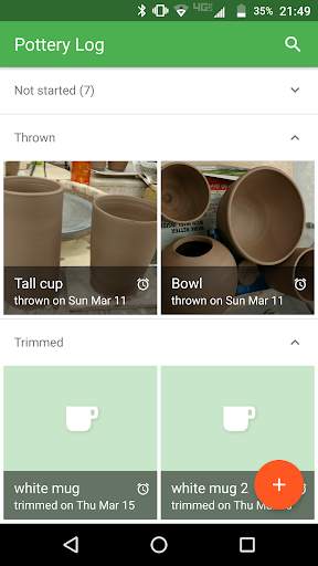Pottery Log screenshot 2