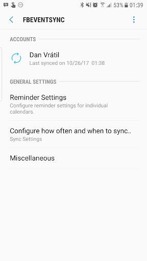 Event Sync for Facebook screenshot 2