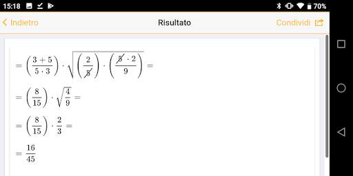 Risolvi Equazioni ed Espressioni screenshot 3