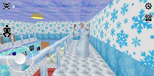 Scary Frozen Granny Ice Queen Horror Mod screenshot 1