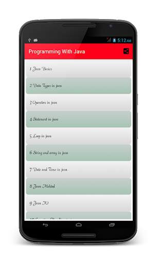 Java Programming (offline) screenshot 1