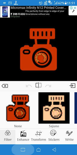 Photographic editing screenshot 1