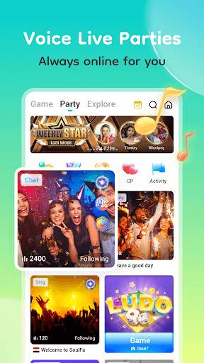 SoulFa -Voice Chat Room & Ludo screenshot 2