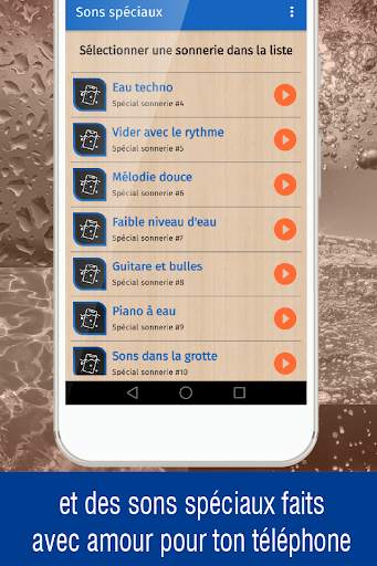 sonneries eau, sons de eau gratuite screenshot 5
