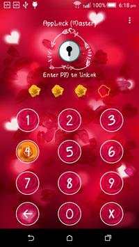 App Lock : Theme Rose screenshot 1