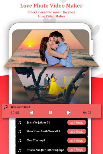 Love Photo Video Maker with Music - Slideshow screenshot 4
