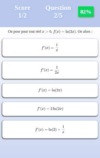 Maths TS : LN screenshot 1