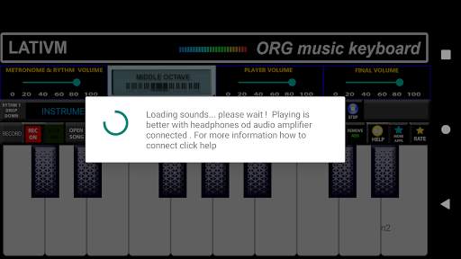 ORG music keyboard screenshot 3