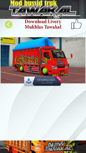 Mod Bussid Truck Tawakal screenshot 6