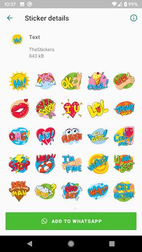 The Sticker App - Free Whatsapp Sticker App screenshot 3