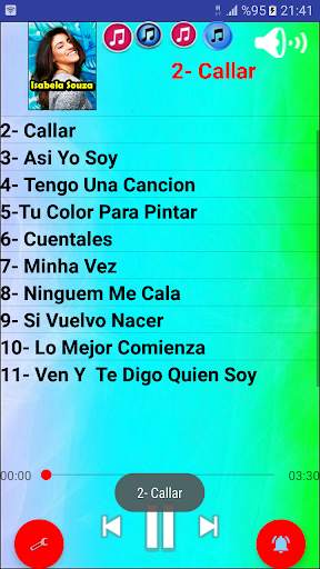 Isabela Souza Best Songs - Listen Offline - Free screenshot 2