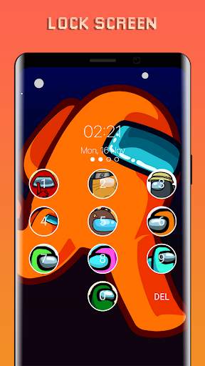 Lock Screen For Among Us & Wallpapers 3 تصوير الشاشة