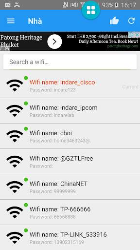 Hiển thị mật khẩu Wifi screenshot 1