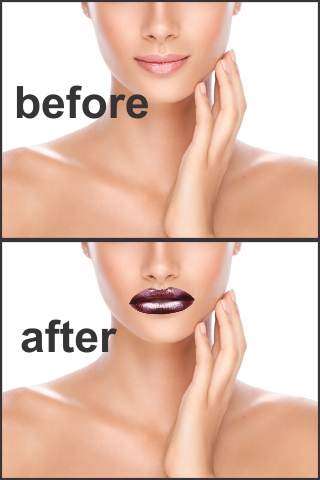 Lips Photo Editor screenshot 2
