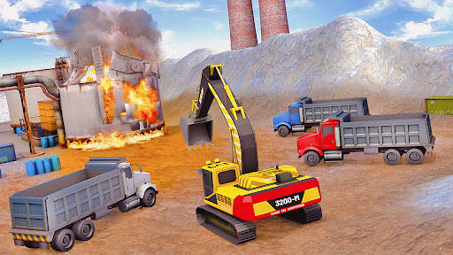 Excavator Crane Driving Sim screenshot 2