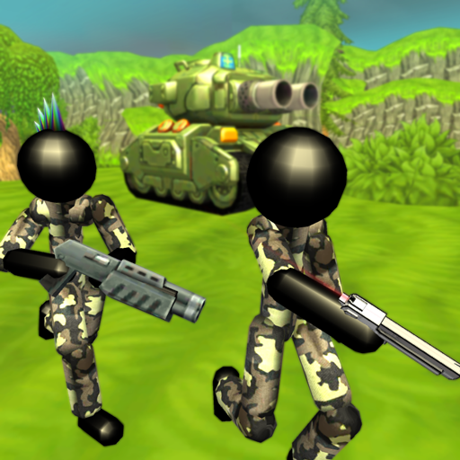 Stickman Simulador de Batalha de tanques icon