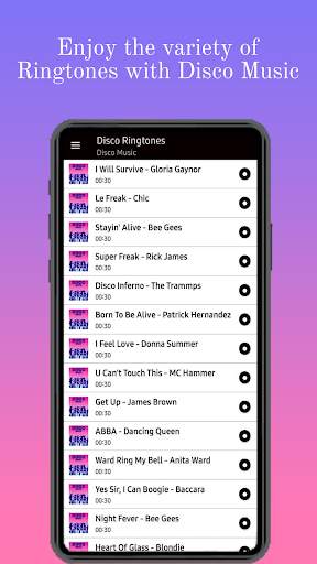 Old Disco Music Ringtones screenshot 3