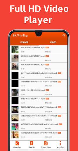 SX Video Player : All files supported video player 5 تصوير الشاشة