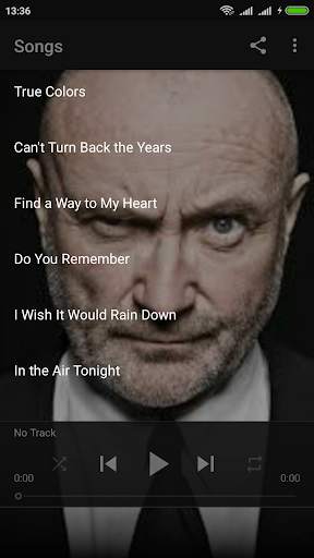 Phil Collins OFFLINE Songs screenshot 2