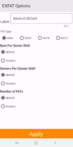 [root] SDFS - Format SDCard screenshot 5